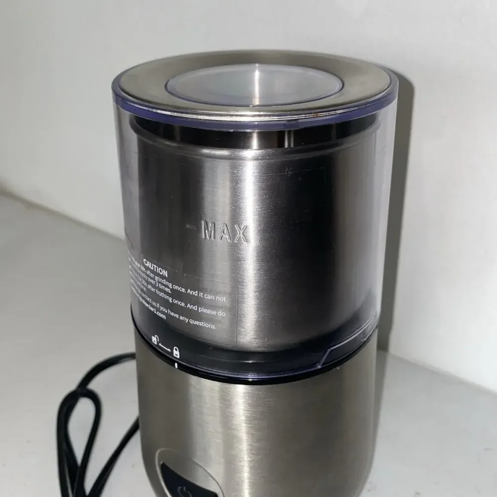 SHARDOR SP-7433 Electric Coffee Grinder and Milk Frother Combo